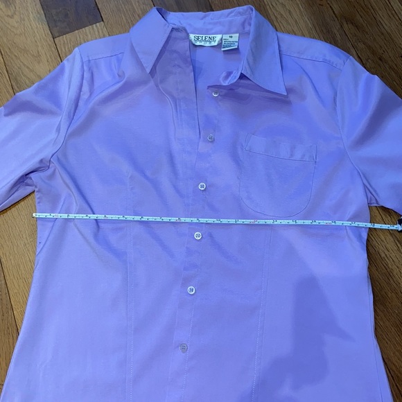 Lot-Women’s Ann Taylor silk blouse, lavender, fuchsia, white.30% off all bundles - Picture 9 of 15